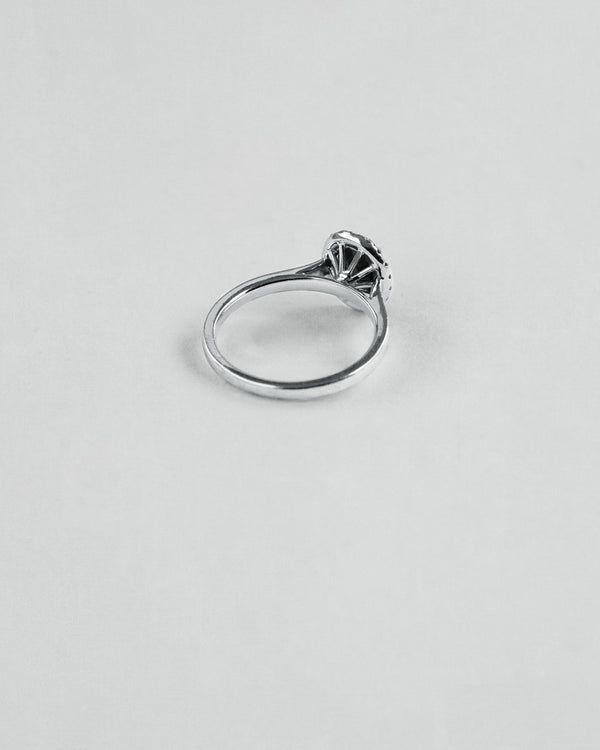 Ruby Halo Diamond Ring