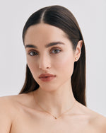 Bezel Stud Diamond Earrings