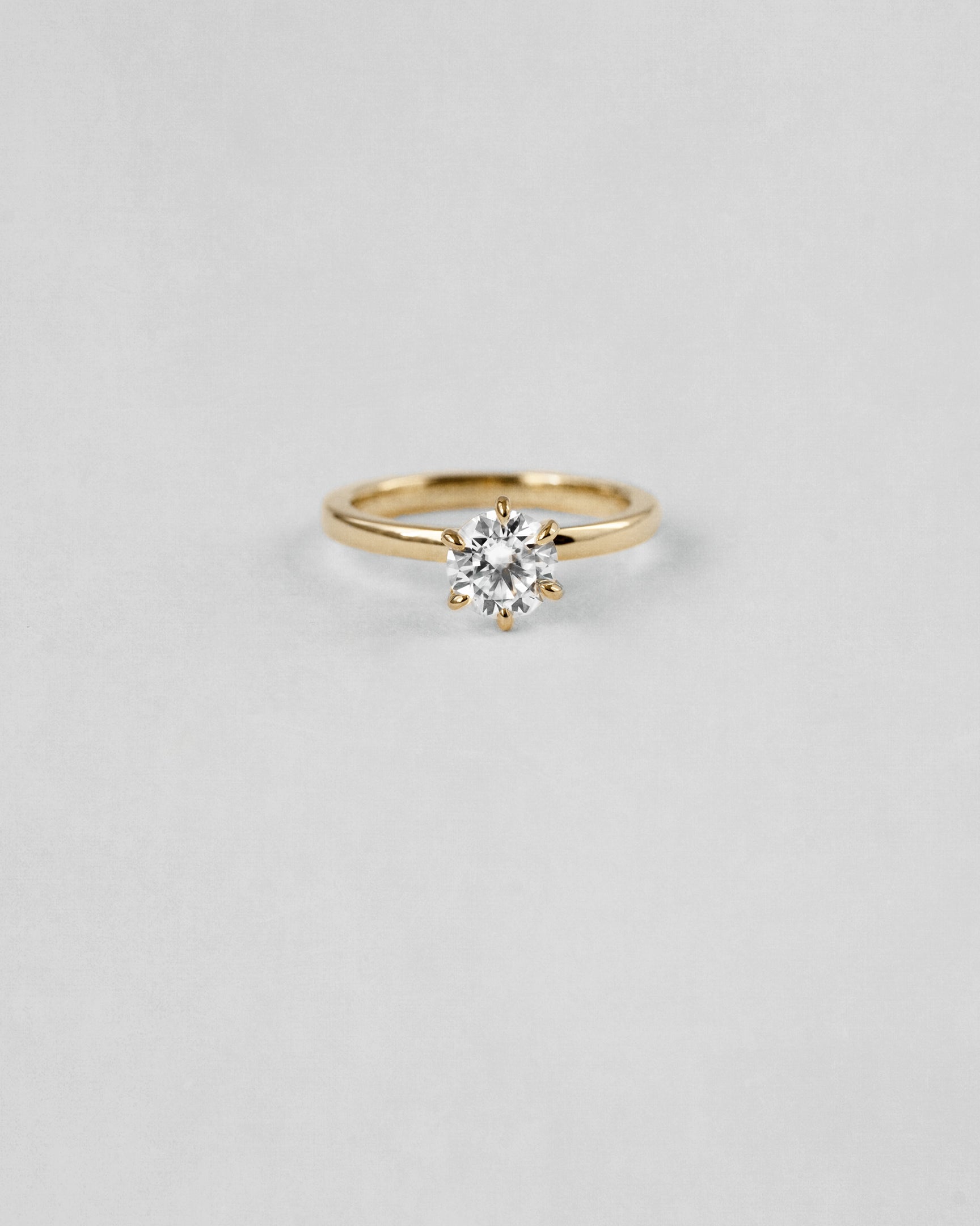Round Cut Solitaire Engagement Ring
