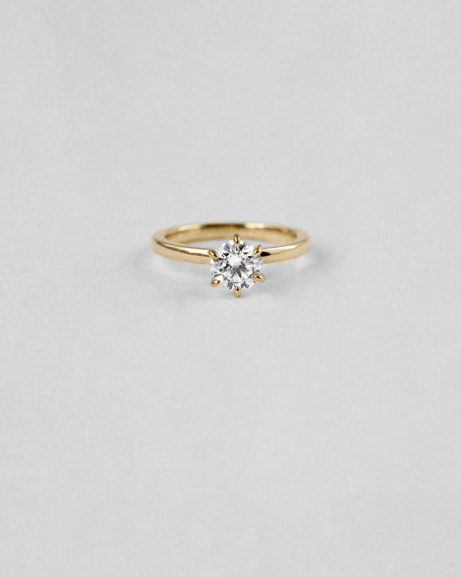 Round Cut Solitaire Engagement Ring