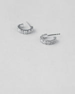 Half Hoop Diamond Earrings