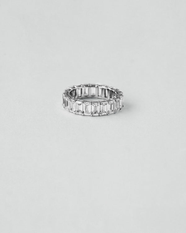 Emerald Cut Eternity Ring