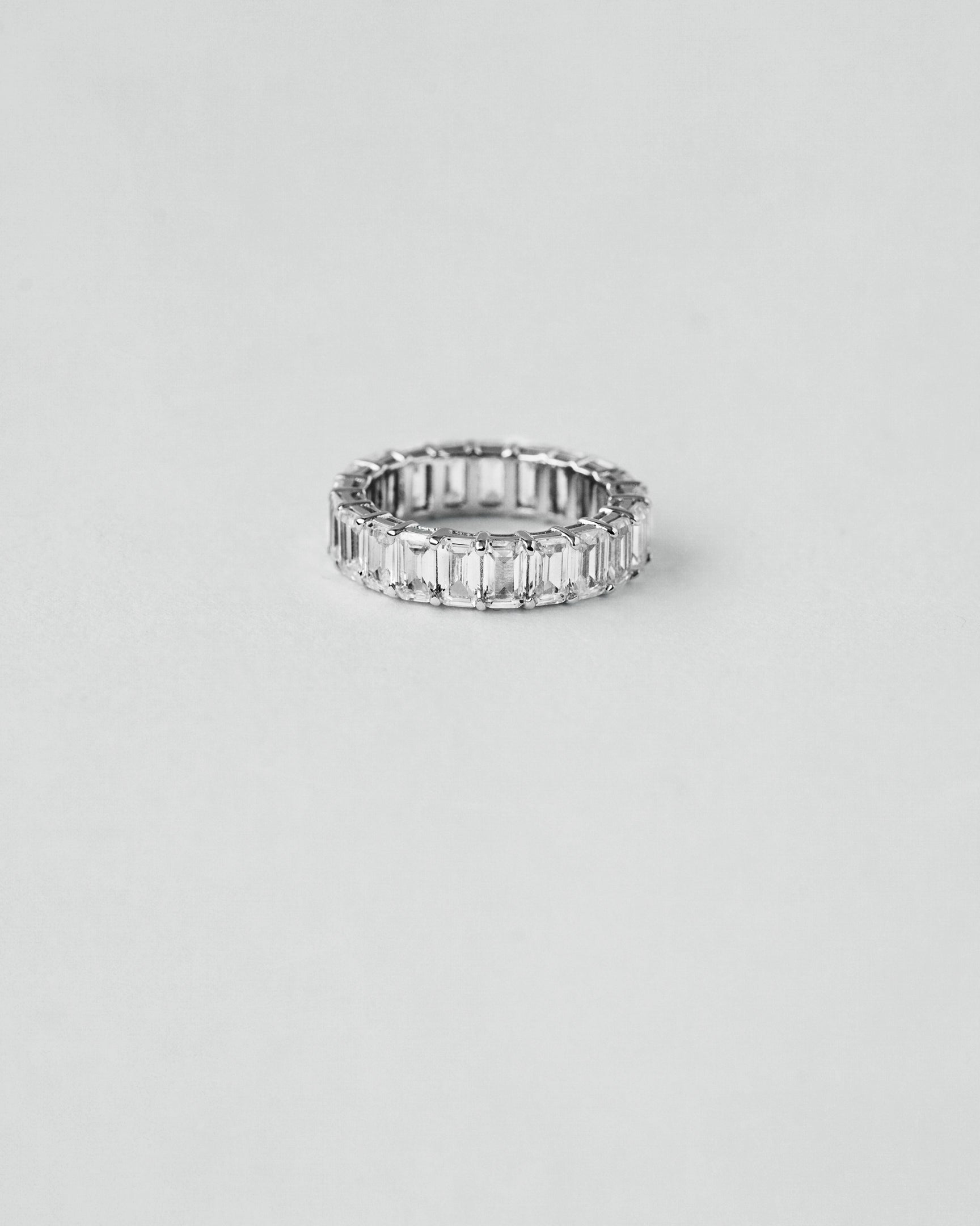 Emerald Cut Eternity Ring