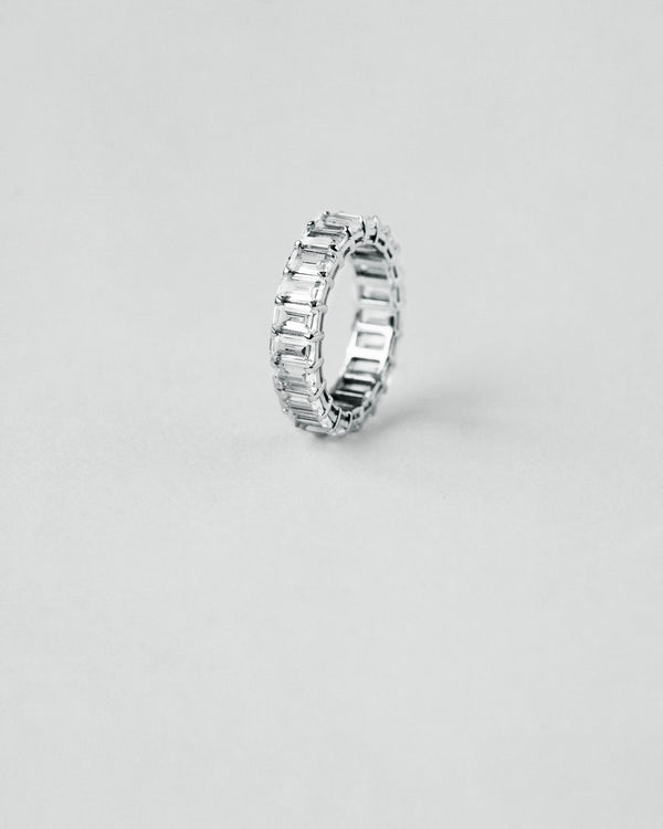 Emerald Cut Eternity Ring