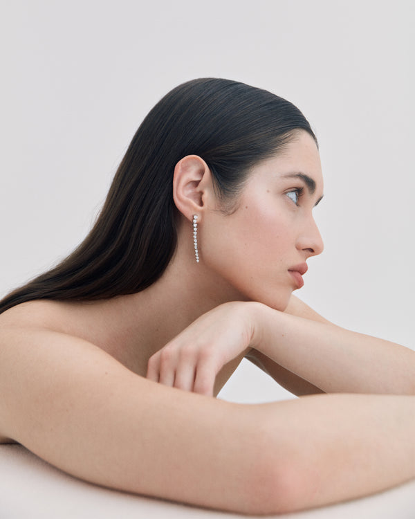 Diamond Drop Earrings