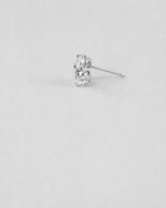Diamond Stud Earrings — White gold