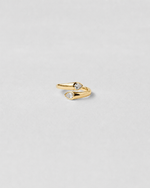 Lovelei’s Dual Oval Diamond Ring — Yellow gold
