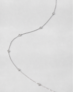 Midi Diamond Necklace — White gold