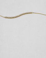 Mini Tennis Diamond Bracelet — Yellow gold