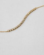 Mini Tennis Diamond Bracelet — Yellow gold