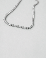 Rivère Graduated Tennis Necklace — White gold