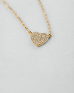 Diamond Pavé Heart Necklace