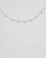 Seven Diamonds Bezel Necklace