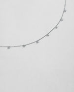 Seven Diamonds Bezel Necklace