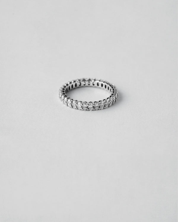 Oval Cut Eternity Ring