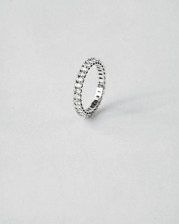 Oval Cut Eternity Ring