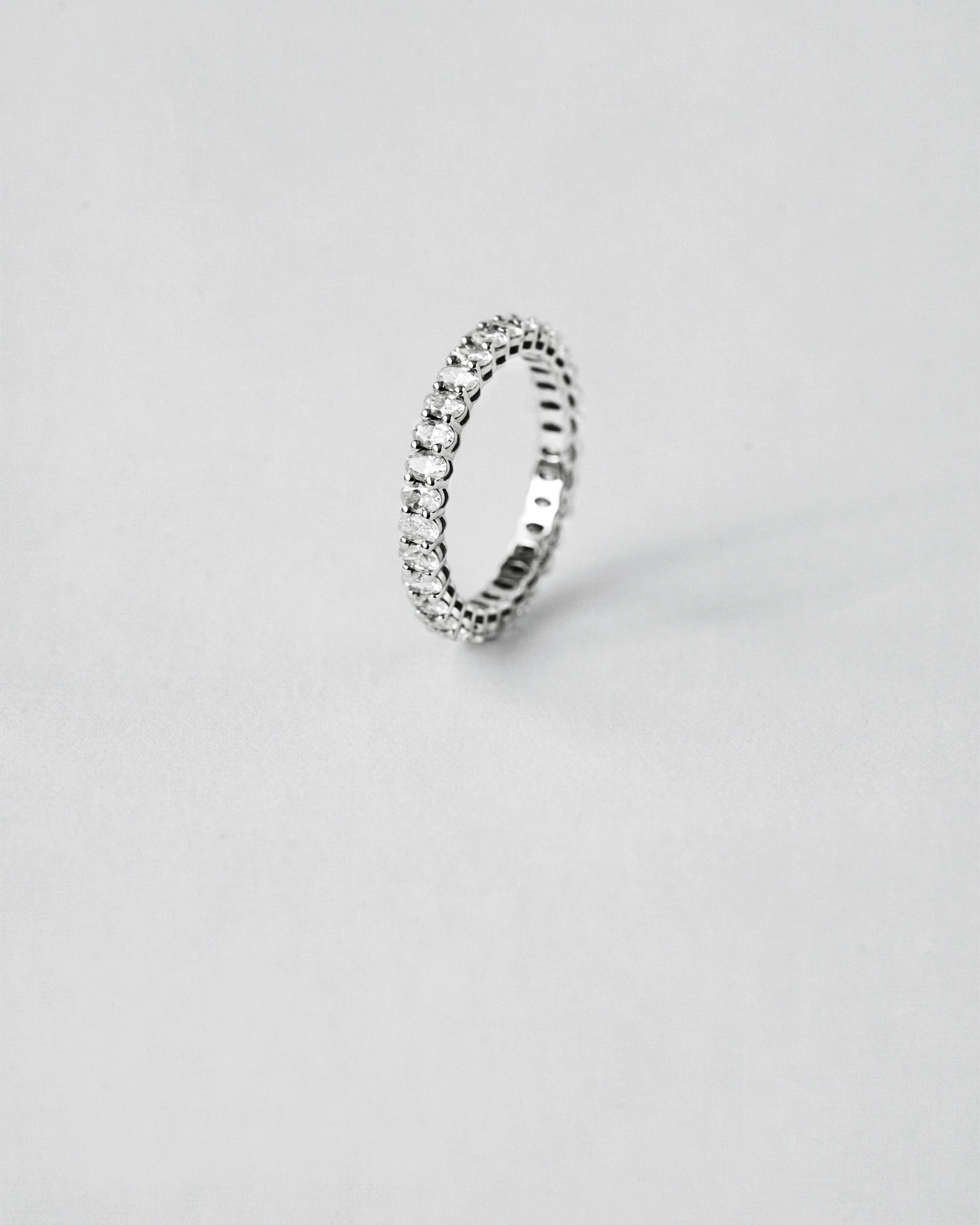 Oval Cut Eternity Ring