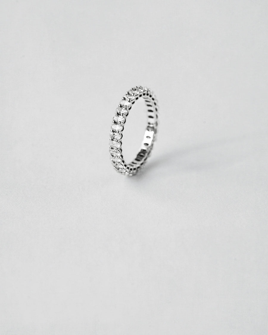 Oval Cut Eternity Ring