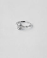 Oval Cut Halo Engagement Ring