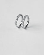 Shared Prong Half Eternity Ring