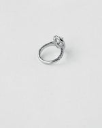 Pear Cut Halo Engagement Ring
