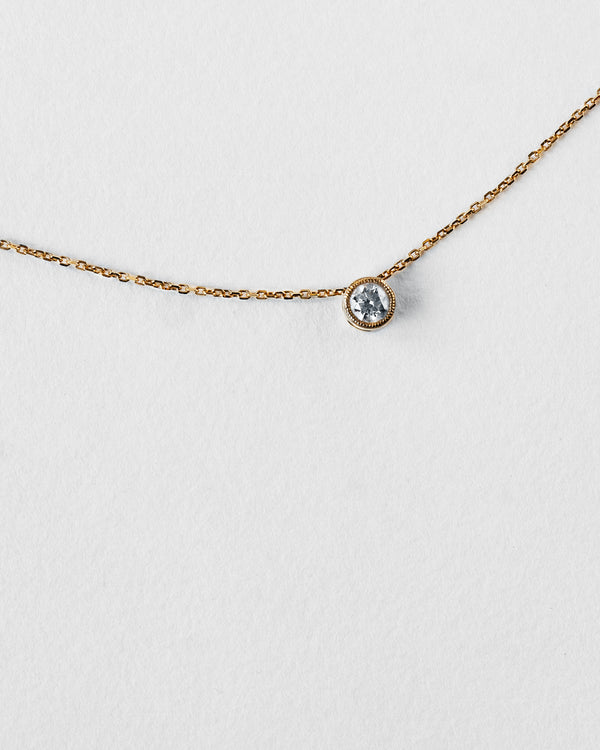 Bezel Set Diamond Necklace