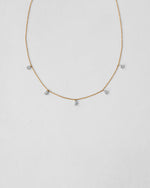 Pear Cut Diamond Necklace