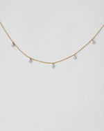 Pear Cut Diamond Necklace