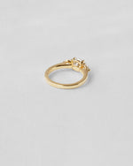 Round Cut Three Stone Engagement Ring