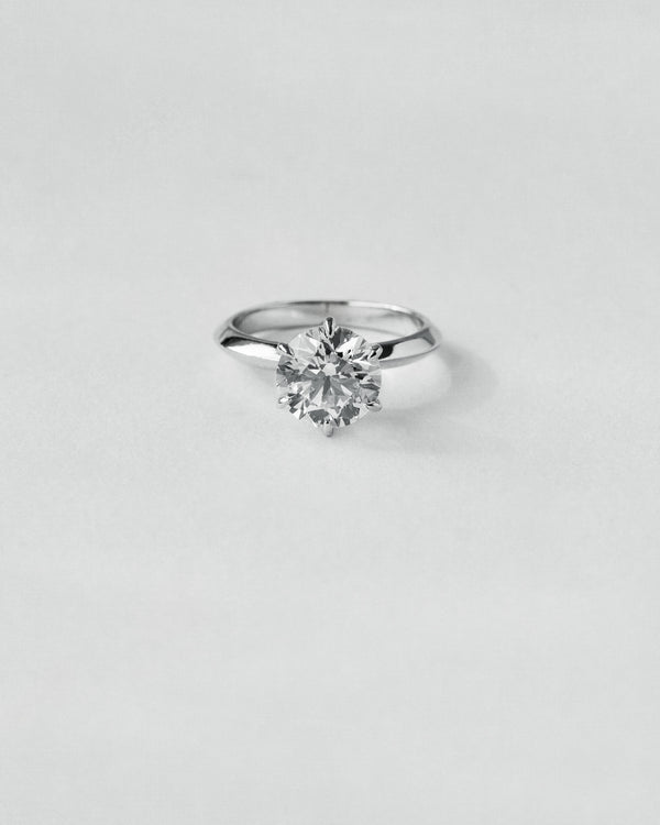 Knife Edge Engagement Ring