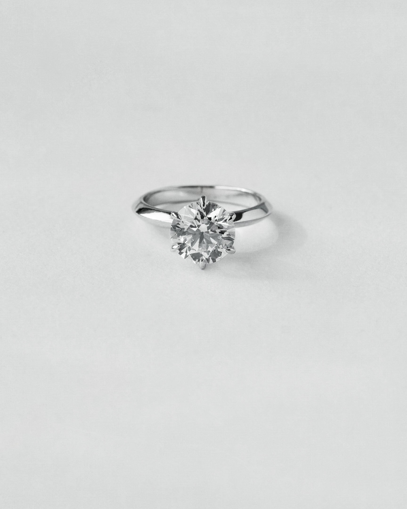 Knife Edge Engagement Ring