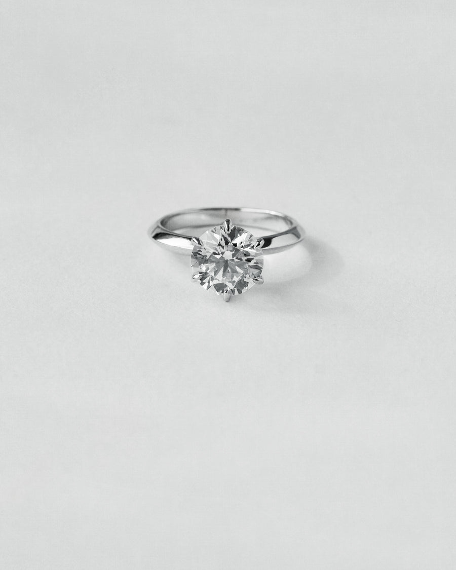 Knife Edge Engagement Ring