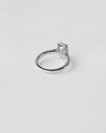 Emerald Cut Halo Engagement Ring