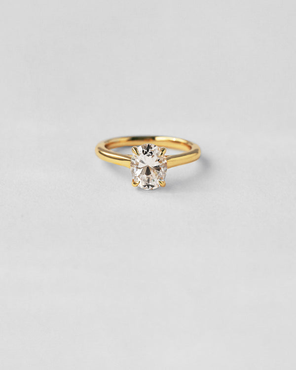 Oval Solitaire Engagement Ring