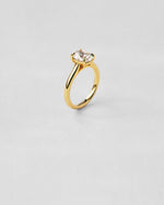 Oval Solitaire Engagement Ring - Customized