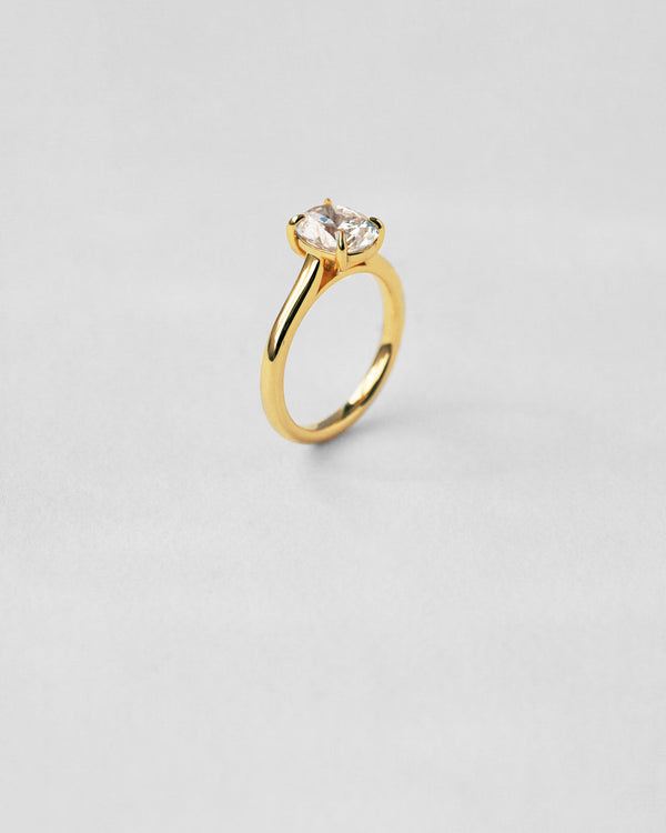 Oval Solitaire Engagement Ring