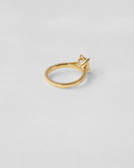 Oval Cut Pavé Engagement Ring