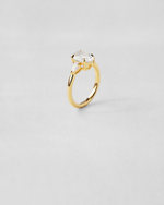 Oval Cut Three Stone Engagement Ring