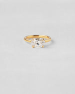East West Oval Cut Engagement Ring