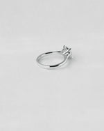 Brilliant Cut Tapered Engagement Ring
