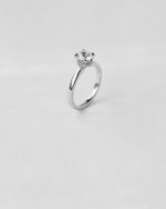 Donut Pavé Halo Round Cut Engagement Ring