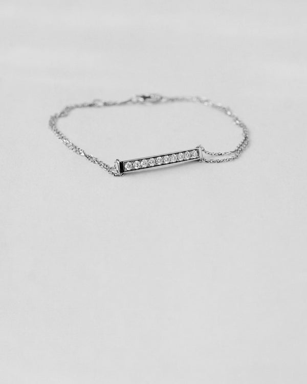 Diamond Bar Bracelet