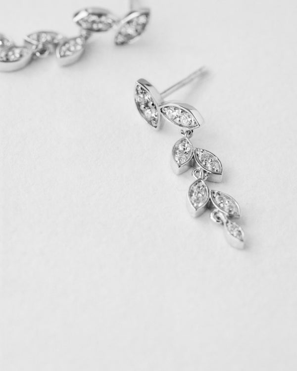 Petal Diamond Earrings