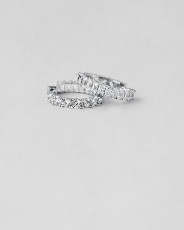 Double Sided Hoop Earrings