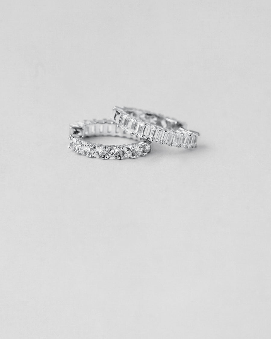 Double Sided Hoop Earrings