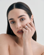 Oval Cut Halo Engagement Ring