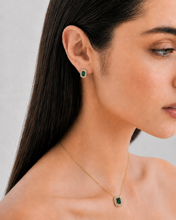 Emerald and Diamond Necklace