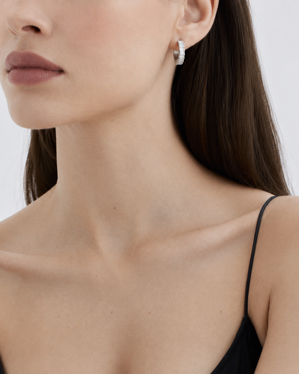 Double Sided Hoop Earrings