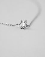 Six Prong Solitaire Diamond Necklace