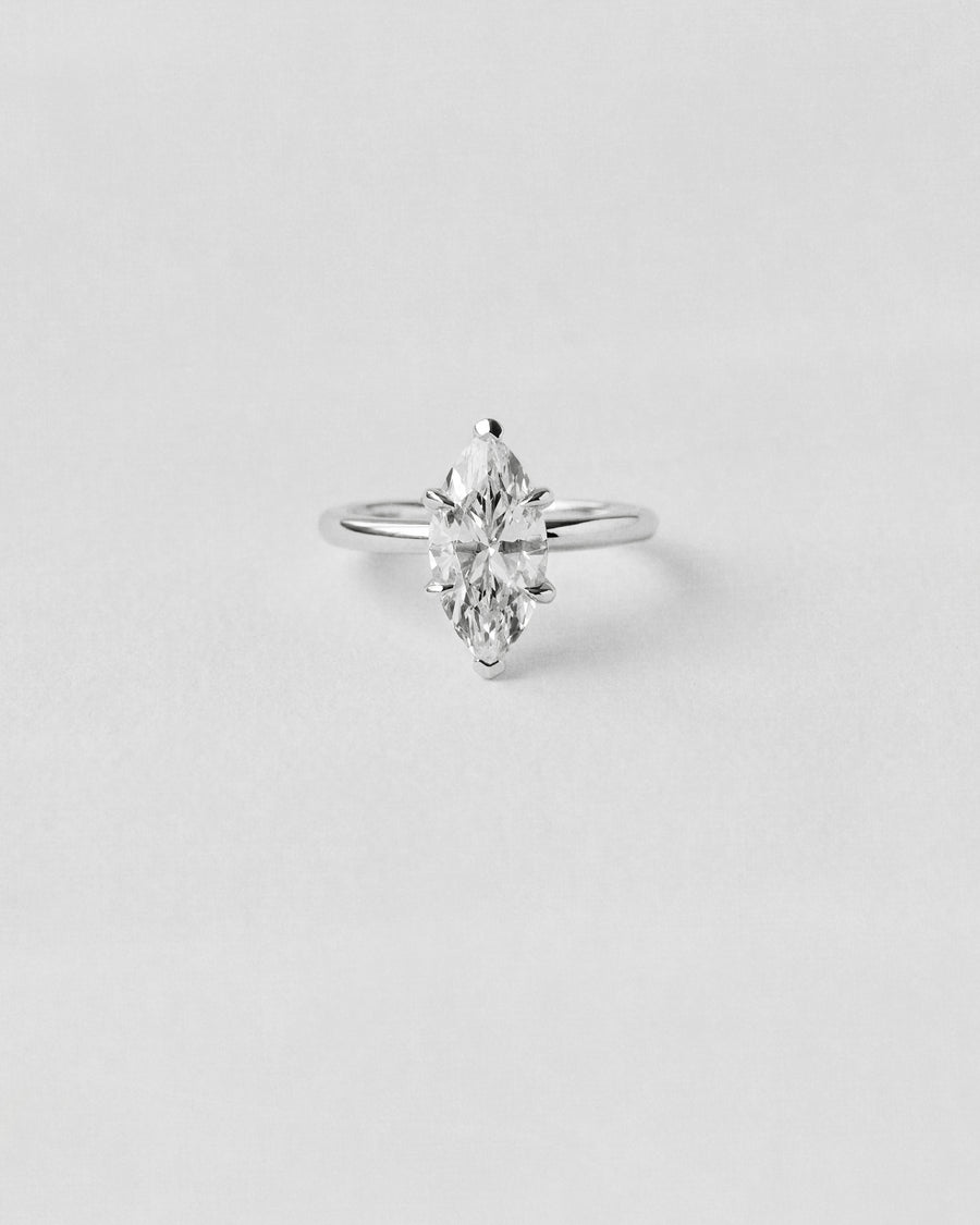 Marquise Solitaire Engagement Ring